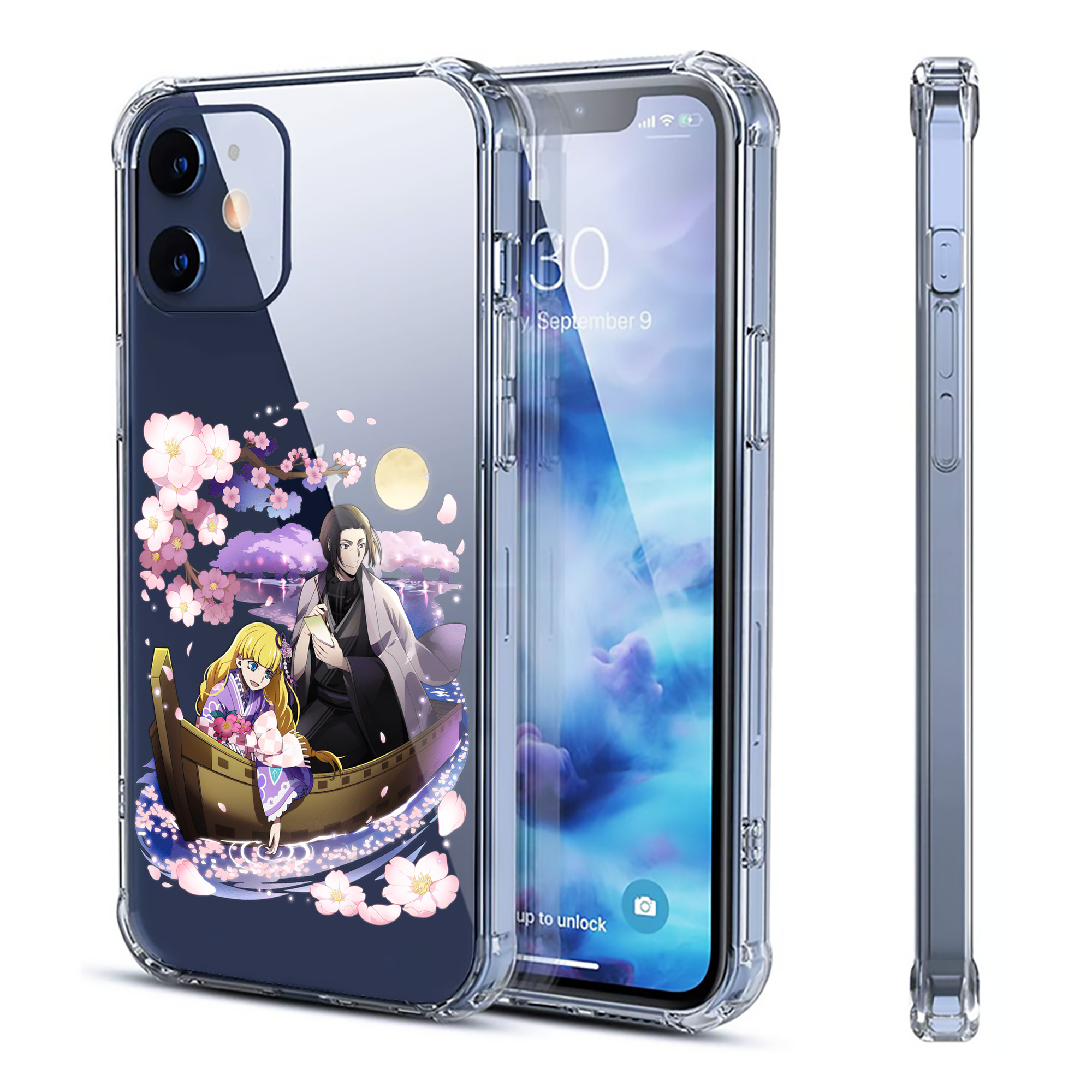 （画像用） 文豪ストレイドッグス Bungo Stray Dogs 【iPhone 12シリーズ対応】透明スマホケース（クリアソフトケース）